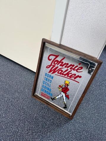 Johnnie Walker (scotch whisky) spiegel met lijst beschikbaar voor biedingen