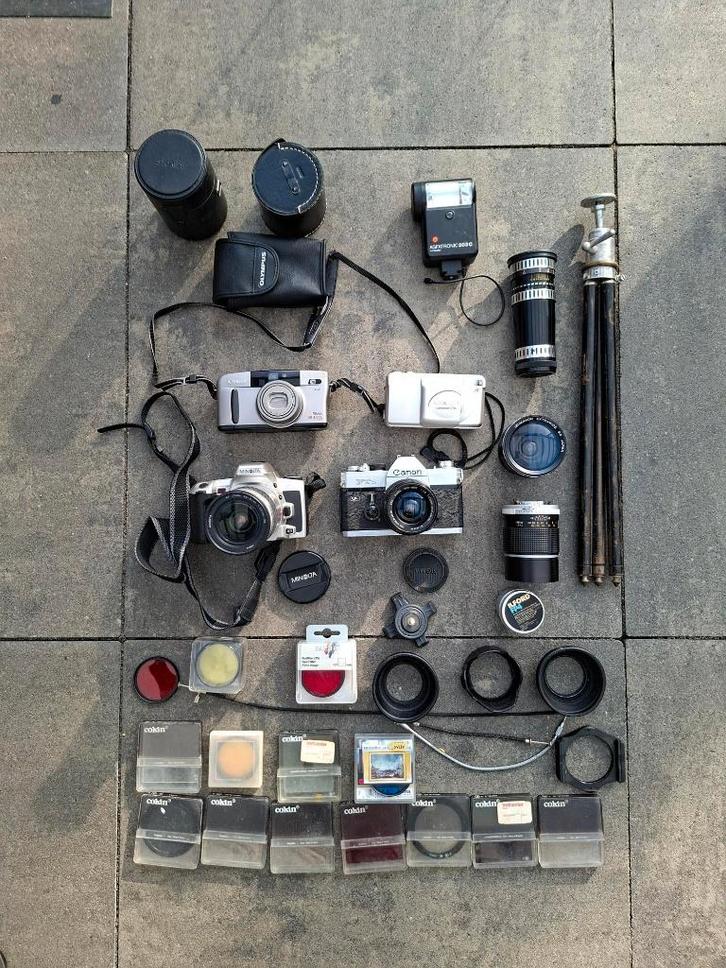 foto  analoog, Audio, Tv en Foto, Fotocamera's Analoog, Gebruikt, Compact, Canon, Ophalen of Verzenden