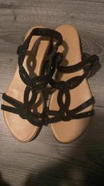 Zwarte sandalen, Kleding | Dames, Schoenen, Ophalen of Verzenden, Zo goed als nieuw