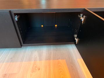 IKEA BESTÅ Tv-meubel zwart 180cm - afbeelding 4