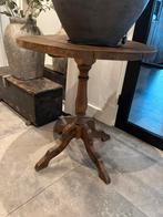 Rond houten wijn tafeltje, Antiek en Kunst, Ophalen