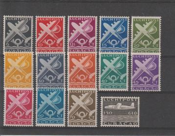 Curaçao 1947. NVPH LP69 t/m LP82, Ongebruikt. beschikbaar voor biedingen