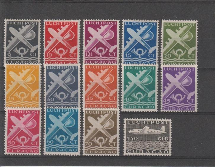 Curaçao 1947. NVPH LP69 t/m LP82, Ongebruikt., Postzegels en Munten, Postzegels | Nederlandse Antillen en Aruba, Postfris, Verzenden