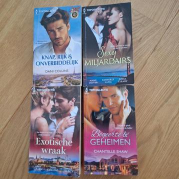 4 Harlequin topcollectie romans  beschikbaar voor biedingen