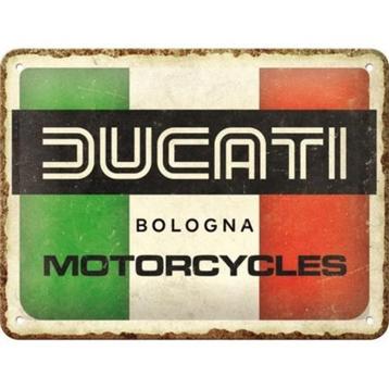 Ducati Motorcycles Bologna relief reclamebord van metaal  beschikbaar voor biedingen