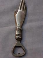 Art Deco messing flesopener, dopopener "Hand", Antiek en Kunst, Ophalen of Verzenden