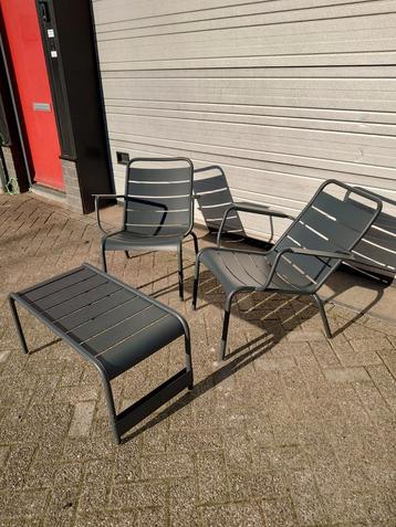Fermob Luxembourg low chairs anthracite ,diversen kleuren 
