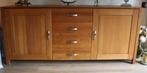 Dressoir licht eiken massief (206x45x90), Huis en Inrichting, Kasten | Dressoirs, Ophalen, Eikenhout, Zo goed als nieuw, 200 cm of meer