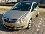 Opel Corsa 1.4 16V 3D AUT 2008 Beige, Auto's, 15 km/l, 4 cilinders, Beige, Origineel Nederlands