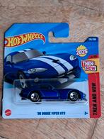 Hot Wheels '96 Dodge Viper blauw nieuw in verpakking, Ophalen of Verzenden, Zo goed als nieuw, Auto