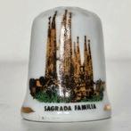 Vingerhoedje Sagrada Familia, Barcelona, Ophalen of Verzenden, Zo goed als nieuw, Buitenland, Porselein