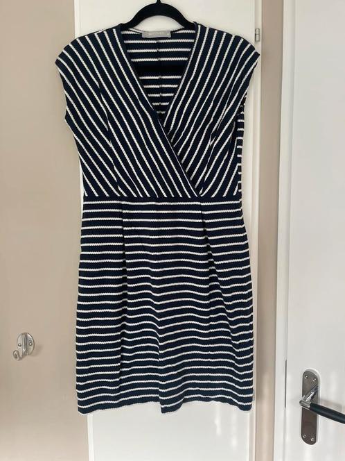 Betty & Co zomerse blauw wit gestreepte stretch jurk maat 40, Kleding | Dames, Jurken, Zo goed als nieuw, Maat 38/40 (M), Blauw