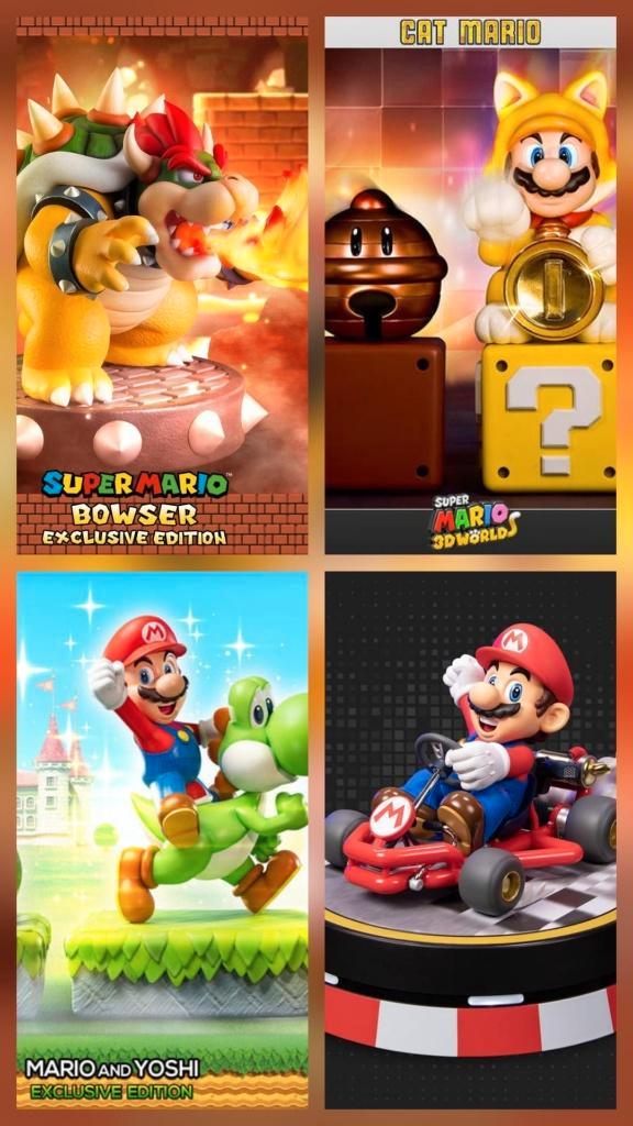 First4Figures Mario set, Verzamelen, Beelden en Beeldjes, Zo goed als nieuw, Ophalen of Verzenden