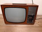 Wood grain solid state zwart wit tv vintage televisie, Audio, Tv en Foto, Vintage Televisies, Ophalen