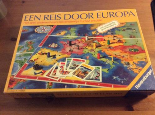 Een reis door Europa. Vintage bordspel van Ravensburger, Hobby en Vrije tijd, Gezelschapsspellen | Bordspellen, Gebruikt, Een of twee spelers