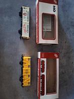 Hema HO Spoorwegwagons - Spatenbräu & ASG, Overige merken, Gebruikt, Gelijkstroom, Wagon