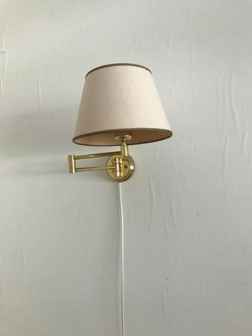 wandlamp messing uitklapabaar beschikbaar voor biedingen