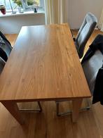 Teak eettafel, Huis en Inrichting, Tafels | Eettafels, Ophalen, Gebruikt, Teakhout, 50 tot 100 cm