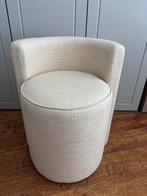 Prachtig stoeltje poef met rugleuning nieuw, Huis en Inrichting, Ophalen, Minder dan 75 cm, Nieuw, Stof