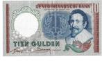 10 Gulden 1953 Hugo de Groot ZF+, Postzegels en Munten, Bankbiljetten | Nederland, Ophalen of Verzenden, 10 gulden, Los biljet