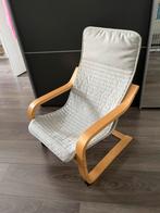 IKEA Poang Kinderfauteuil Grijs, Kinderen en Baby's, Kinderkamer | Tafels en Stoelen, Ophalen, Zo goed als nieuw, Stoel(en)