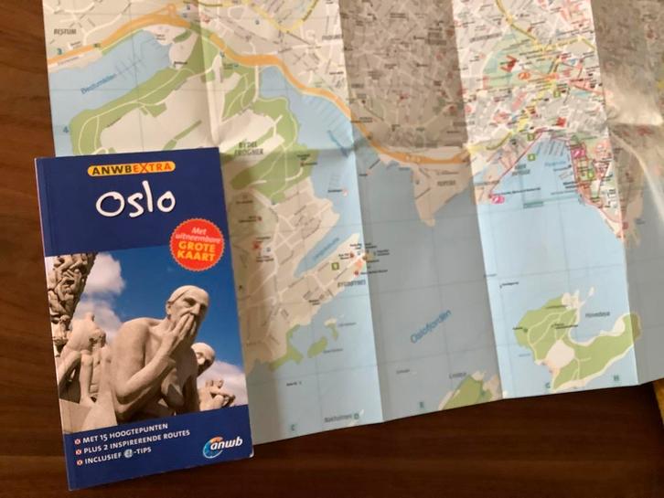 Oslo Noorwegen ANWB reisgids + kaart, Boeken, Reisgidsen, Zo goed als nieuw, Reisgids of -boek, Europa, ANWB, Ophalen of Verzenden