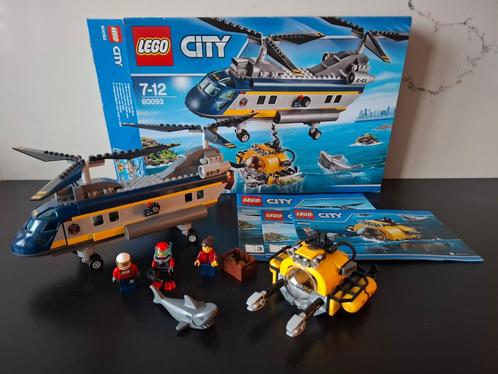 Lego 60093 City – Diepzee helikopter, Kinderen en Baby's, Speelgoed | Duplo en Lego, Zo goed als nieuw, Lego, Complete set, Ophalen of Verzenden