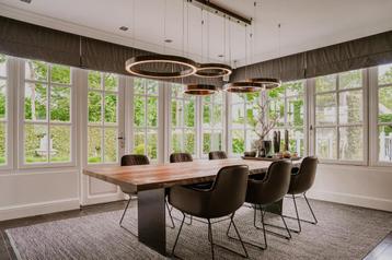 Freifrau Leya dining armchairs velours / leder opium beschikbaar voor biedingen