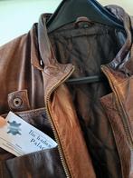 Bruin leren dames jas xl, Kleding | Dames, Ophalen of Verzenden, Zo goed als nieuw, Maat 46/48 (XL) of groter, Bruin