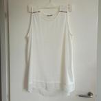 Hele leuke top gebroken wit met voile  46/48, Jessica, Wit, Maat 46/48 (XL) of groter, Ophalen of Verzenden