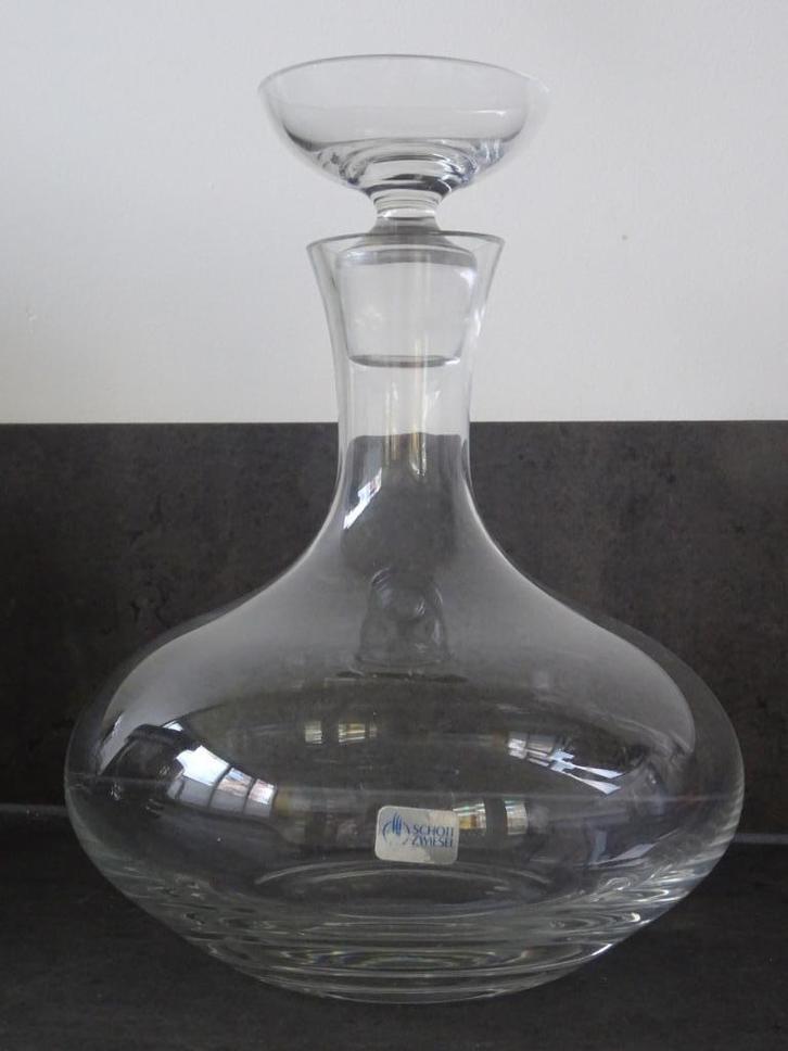 Schott Zwiesel karaf cognac wijn port sherry gin whisky, Antiek en Kunst, Antiek | Glas en Kristal, Ophalen of Verzenden