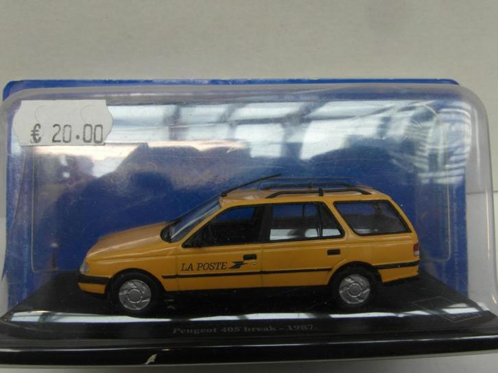 Peugeot 405 Break  Post de France  1:43, Hobby en Vrije tijd, Modelauto's | 1:43, Nieuw, Auto, Overige merken, Ophalen of Verzenden
