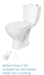 Staande toiletpot, ALLIBERT, waterbesparend, incl. zitting, Doe-het-zelf en Verbouw, Sanitair, Ophalen of Verzenden, Nieuw, Toilet