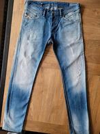 ZGAN CLASSIC VINTAGE DIESEL BELTHER SLIM TAPERED DESTROY3134, W32 (confectie 46) of kleiner, Blauw, Ophalen of Verzenden, Zo goed als nieuw