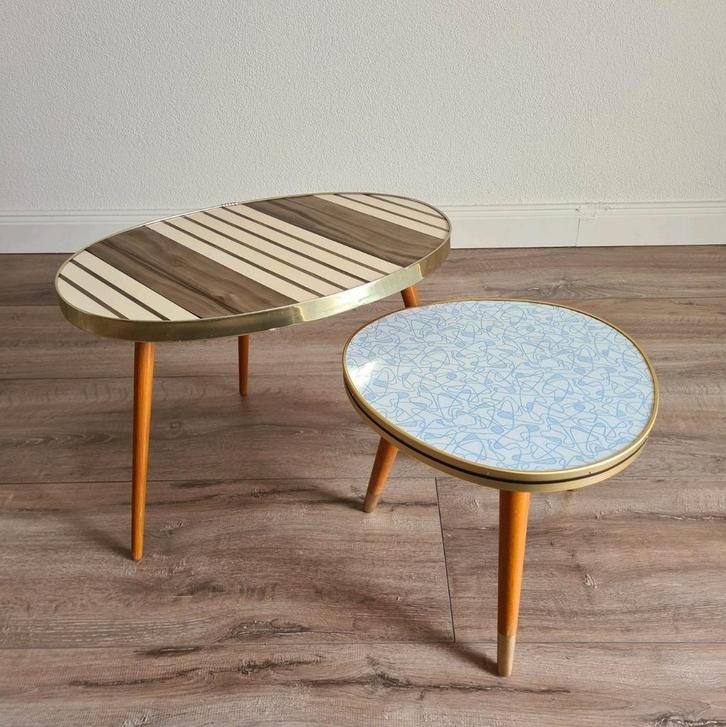 Vintage retro tafel plantentafel planten bijzettafel, Verzamelen, Retro, Huis en Inrichting, Ophalen of Verzenden