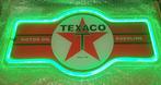 Texaco LED Lichtbak met Dimmer - Mancave/Bar, Verzamelen, Ophalen of Verzenden, Gebruikt, Lichtbak of (neon) lamp