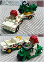 lego Lego Duplo Autootje met aanhangwagen en motor, Ophalen of Verzenden, Gebruikt, Complete set, Duplo