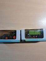Claas trekker + Quatum opraapwagen, Ophalen of Verzenden, Nieuw, Tractor of Landbouw, Norev