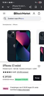 Iphone 13 mini top conditite (06 24908337 voor fotos), Telecommunicatie, Mobiele telefoons | Apple iPhone, Ophalen, Zo goed als nieuw