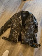 Imitatie leren jasje heren zara, Ophalen, Zara, Zwart, Gedragen