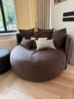 Luxe Love Seat - Ronde Sofa, Eenpersoons, 100 tot 125 cm, Ophalen of Verzenden, Zo goed als nieuw