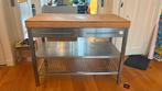 Ikea Rimforsa Keuken Werkbank - Hout & Metaal, Huis en Inrichting, Ophalen, Gebruikt, 100 tot 150 cm, Bruin