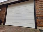 Witte Garagedeur - Elektrisch bediend., Ophalen, 120 cm of meer, Garagedeur, Zo goed als nieuw