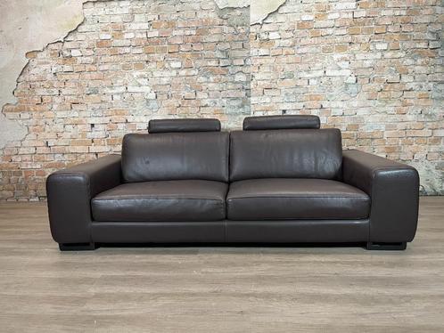 Roche Bobois “Chocolat” Leather Sofa bij TheReSales, Huis en Inrichting, Banken | Sofa's en Chaises Longues, Zo goed als nieuw
