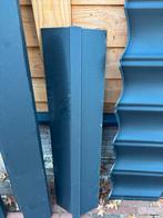 Zwarte Dakpanplaat, windveren en nokvorst (+ondervorst), Doe-het-zelf en Verbouw, Dakpannen en Dakbedekking, Gebruikt, Zwart, Minder dan 5 m²