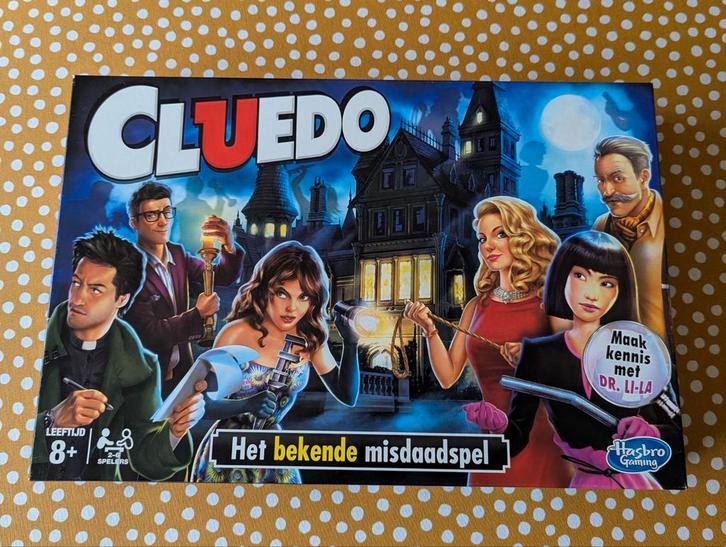 Cluedo, bordspel, Hobby en Vrije tijd, Gezelschapsspellen | Bordspellen, Zo goed als nieuw, Een of twee spelers, Drie of vier spelers