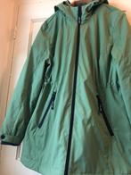 Warme groene regenjas dames mt 42-44, Ophalen of Verzenden, Zo goed als nieuw, Maat 42/44 (L), Groen
