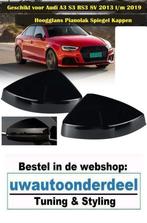 Hoogglans Zwart Spiegelkappen Voor Audi A3 S3 RS3 8V, Auto diversen, Verzenden, Automotive Parts, A.parts@hotmail.nl, Trasmolenlaan 12 3447 GZ Woerden