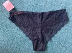 Hunkemoller grijse kanten brazilian slip onderbroek maat L, Hunkemöller, Verzenden, Grijs, Slip