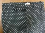 Blauwe broek pantalon klein wit patroontje, maat M 38 H&M, Kleding | Dames, Broeken en Pantalons, Maat 38/40 (M), H&M, Blauw, Ophalen of Verzenden